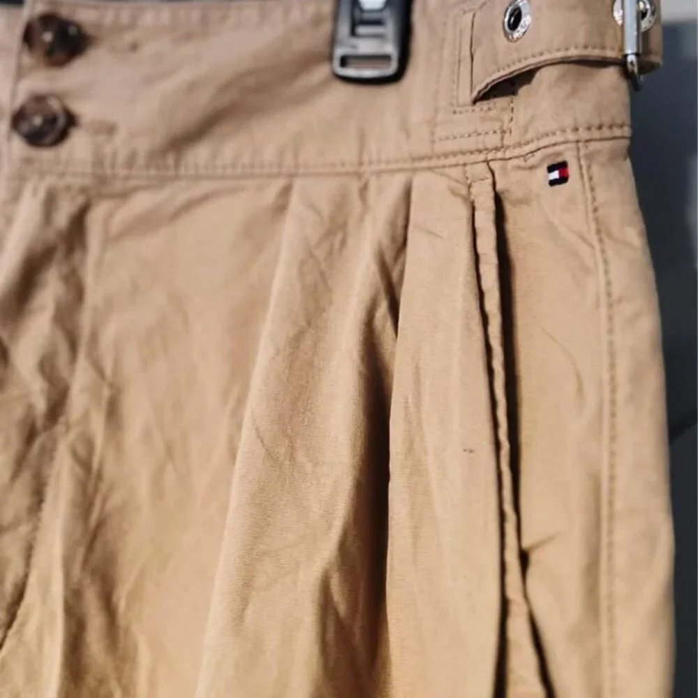 👖 Tommy Hilfiger Women’s Canvas Pants – Two-Button Closure – Size 14 👖 - Picture 3 of 7